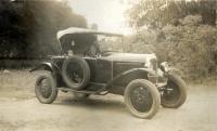 Dudley Woods in a 1928 Citroen